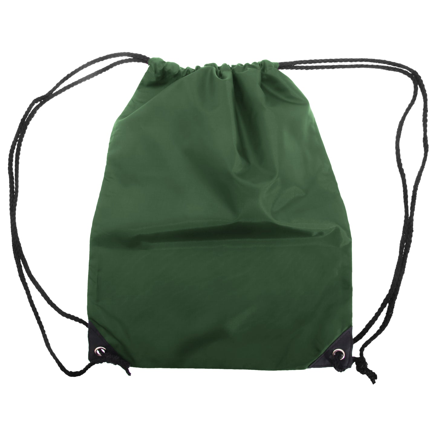 Green - Front - Shugon Stafford Plain Drawstring Tote Bag - 13 Litres (Pack of 2)