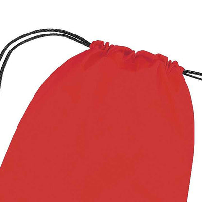 Bright Red - Back - Bagbase Premium Gymsac Water Resistant Bag (11 Litres) (Pack Of 2)