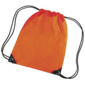 Orange - Front - Bagbase Premium Gymsac Water Resistant Bag (11 Litres) (Pack Of 2)
