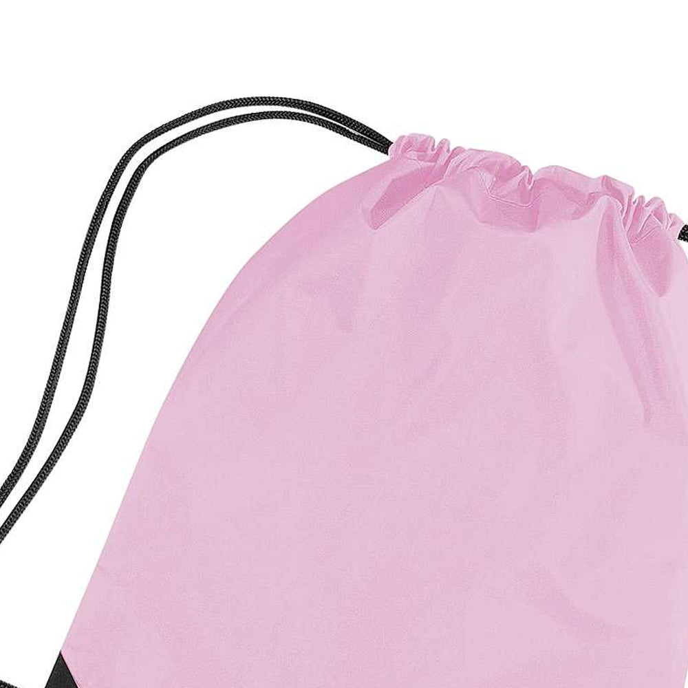 Fuchsia - Back - Bagbase Premium Gymsac Water Resistant Bag (11 Litres) (Pack Of 2)