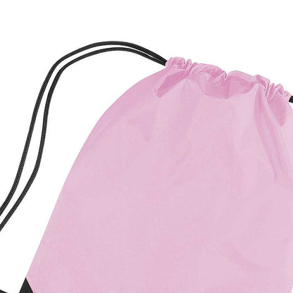 Fuchsia - Back - Bagbase Premium Gymsac Water Resistant Bag (11 Litres) (Pack Of 2)