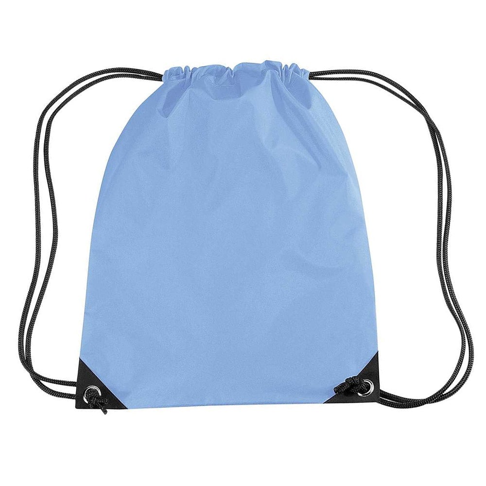 Sky Blue - Back - Bagbase Premium Gymsac Water Resistant Bag (11 Litres) (Pack Of 2)