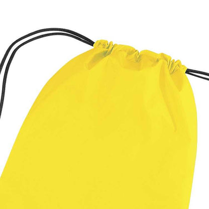 Yellow - Back - Bagbase Premium Gymsac Water Resistant Bag (11 Litres) (Pack Of 2)