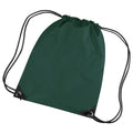 Bottle Green - Front - Bagbase Premium Gymsac Water Resistant Bag (11 Litres) (Pack Of 2)