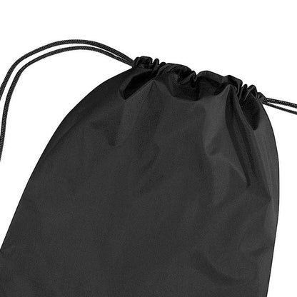 Black - Back - Bagbase Premium Gymsac Water Resistant Bag (11 Litres) (Pack Of 2)