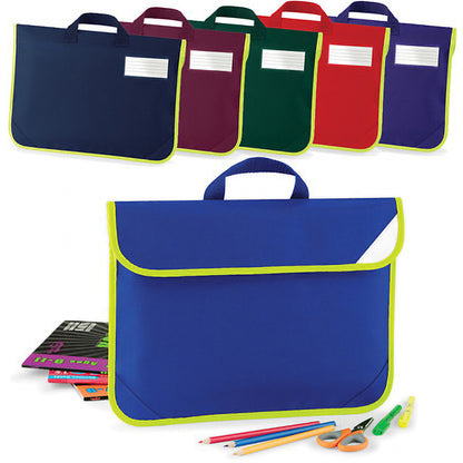 Bright Royal - Side - Quadra Enhanced-Vis Book Bag - 4 Litres (Pack of 2)