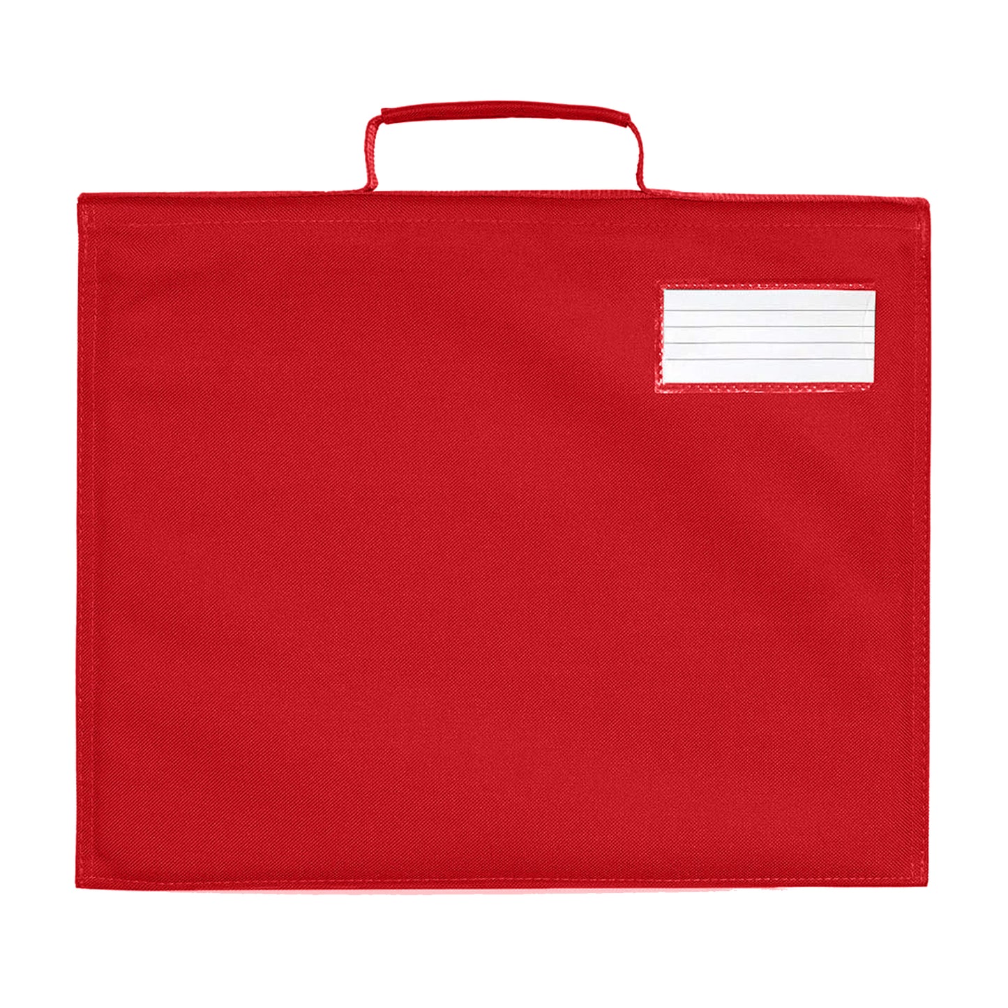 Classic Red - Back - Quadra Classic Book Bag - 5 Litres (Pack of 2)