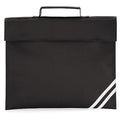Black - Front - Quadra Classic Book Bag - 5 Litres (Pack of 2)