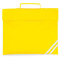 Yellow - Front - Quadra Classic Book Bag - 5 Litres (Pack of 2)