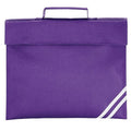 Purple - Front - Quadra Classic Book Bag - 5 Litres (Pack of 2)