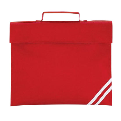 Classic Red - Front - Quadra Classic Book Bag - 5 Litres (Pack of 2)