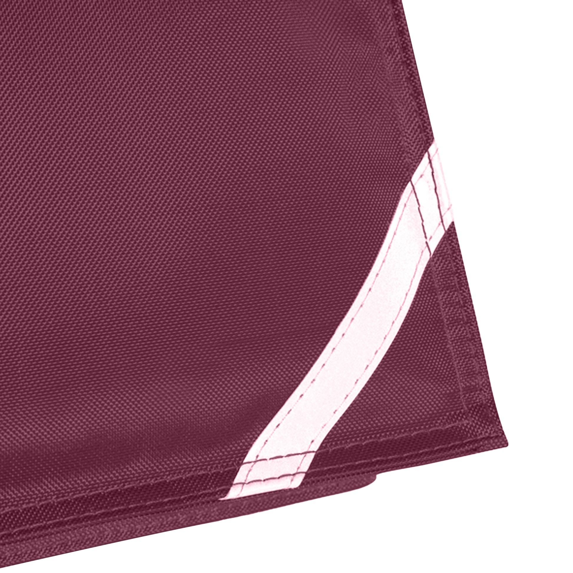 Burgundy - Side - Quadra Junior Book Bag With Strap (Pack of 2)