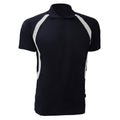 Navy-White - Front - Gamegear® Mens Cooltex® Riviera Polo Shirt - Mens Sportswear