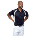 Navy-White - Side - Gamegear® Mens Cooltex® Riviera Polo Shirt - Mens Sportswear