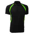 Black-Flourescent Lime - Front - Gamegear® Mens Cooltex® Riviera Polo Shirt - Mens Sportswear