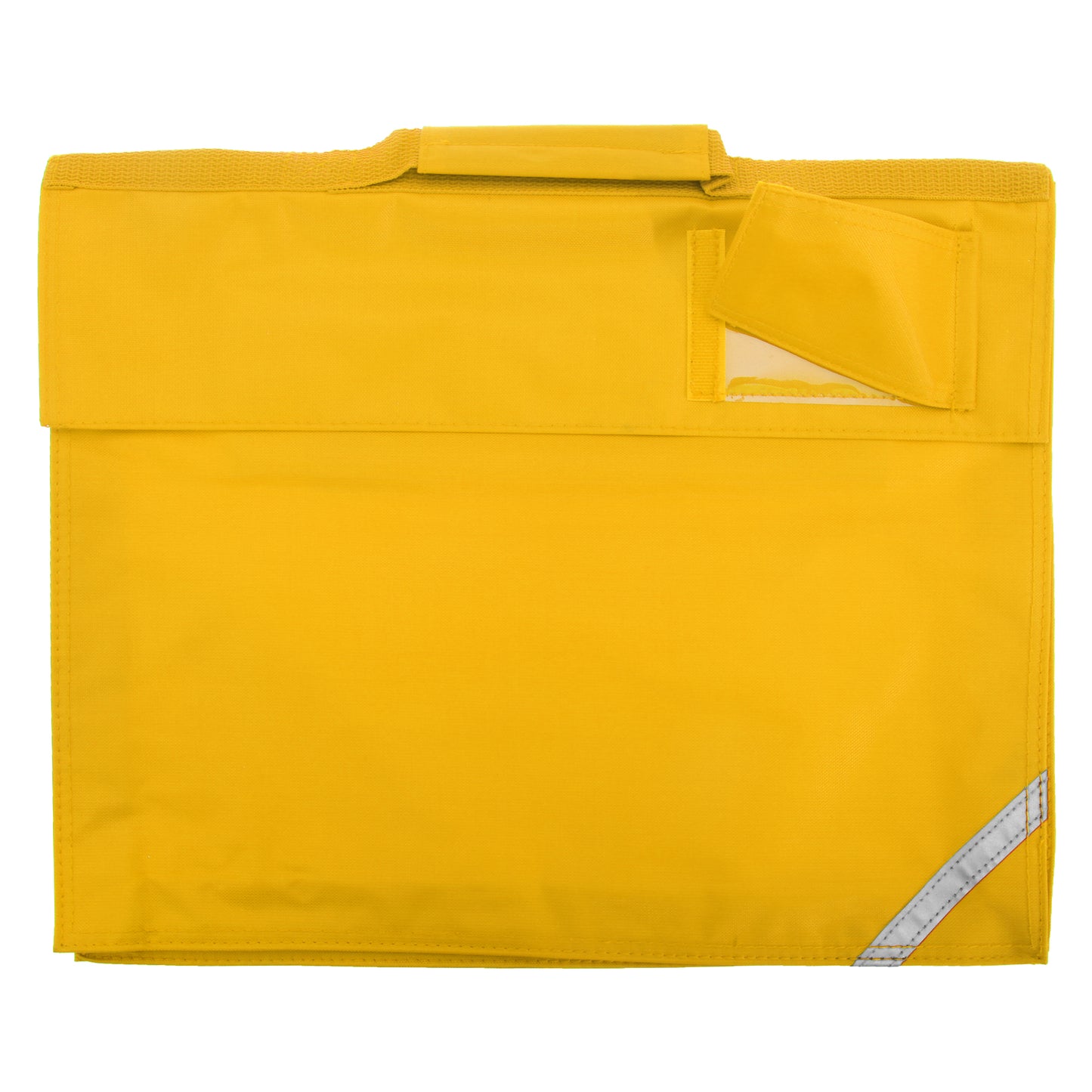 Yellow - Front - Quadra Junior Book Bag - 5 Litres (Pack of 2)
