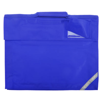 Bright Royal - Front - Quadra Junior Book Bag - 5 Litres (Pack of 2)