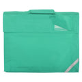 Emerald - Front - Quadra Junior Book Bag - 5 Litres (Pack of 2)