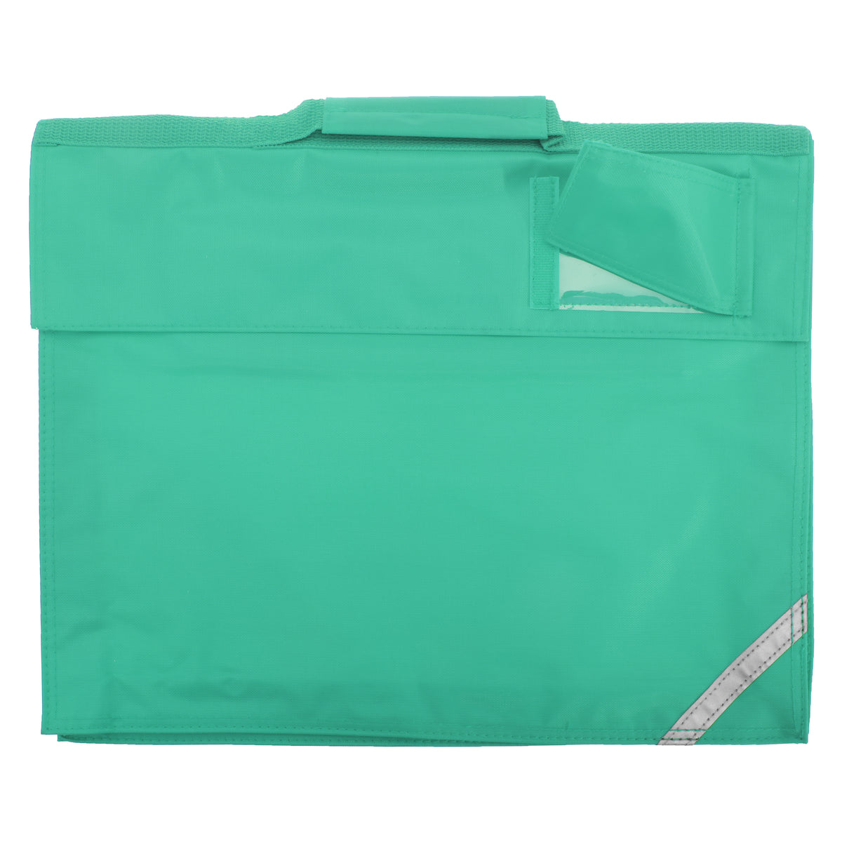 Emerald - Front - Quadra Junior Book Bag - 5 Litres (Pack of 2)