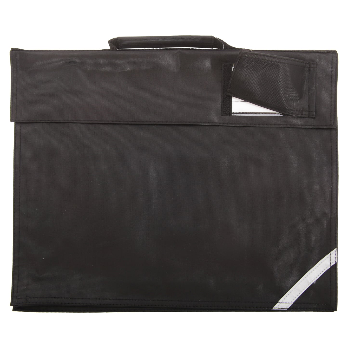 Black - Front - Quadra Junior Book Bag - 5 Litres (Pack of 2)