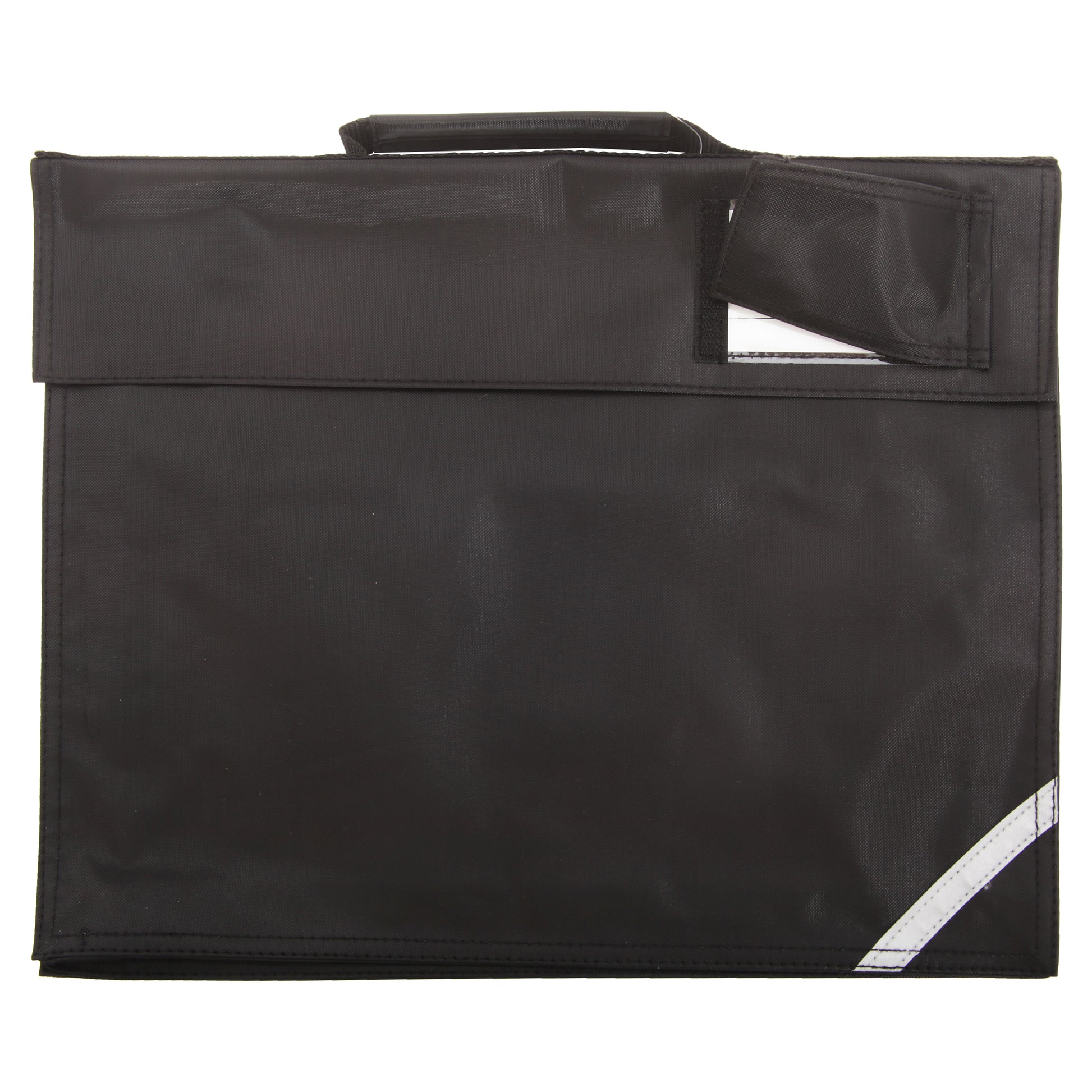 Black - Front - Quadra Junior Book Bag - 5 Litres (Pack of 2)