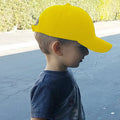 Yellow - Back - Result Unisex Childrens-Kids Plain Basebll Cap (Pack of 2)