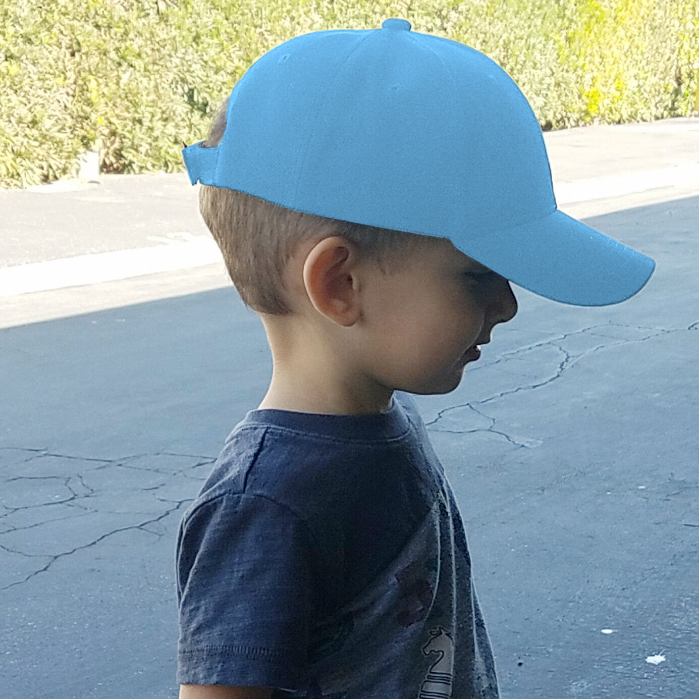 Sky Blue - Back - Result Unisex Childrens-Kids Plain Basebll Cap (Pack of 2)