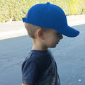 Royal - Back - Result Unisex Childrens-Kids Plain Basebll Cap (Pack of 2)