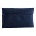 French Navy - Front - Quadra Classic Zip Up Pencil Case (Pack of 2)
