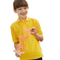 Sunflower - Back - Fruit Of The Loom Childrens-Kids Unisex 65-35 Pique Polo Shirt (Pack of 2)