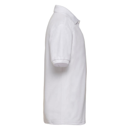 White - Side - Fruit Of The Loom Childrens-Kids Unisex 65-35 Pique Polo Shirt (Pack of 2)
