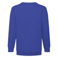 Royal - Back - Fruit Of The Loom Childrens Unisex Set In Sleeve Sweatshirt (Pack of 2)