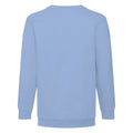 Sky Blue - Back - Fruit Of The Loom Childrens Unisex Set In Sleeve Sweatshirt (Pack of 2)