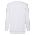 White - Back - Fruit Of The Loom Childrens Unisex Set In Sleeve Sweatshirt (Pack of 2)