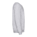 Heather Grey - Side - Fruit Of The Loom Childrens Unisex Raglan Sleeve Sweatshirt (Pack of 2)