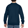 Navy - Back - Gildan Childrens Unisex Heavy Blend Crewneck Sweatshirt (Pack Of 2)