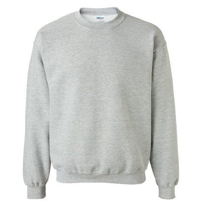 Sport Grey - Front - Gildan Childrens Unisex Heavy Blend Crewneck Sweatshirt (Pack Of 2)