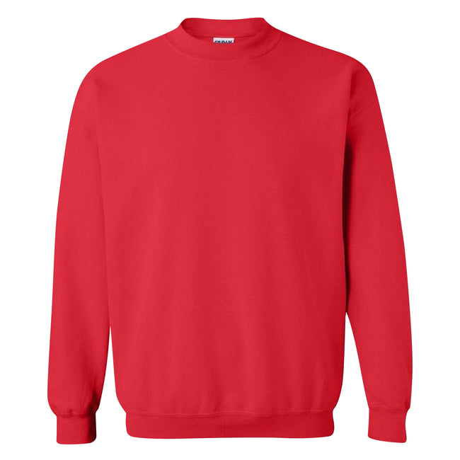 Red - Front - Gildan Childrens Unisex Heavy Blend Crewneck Sweatshirt (Pack Of 2)