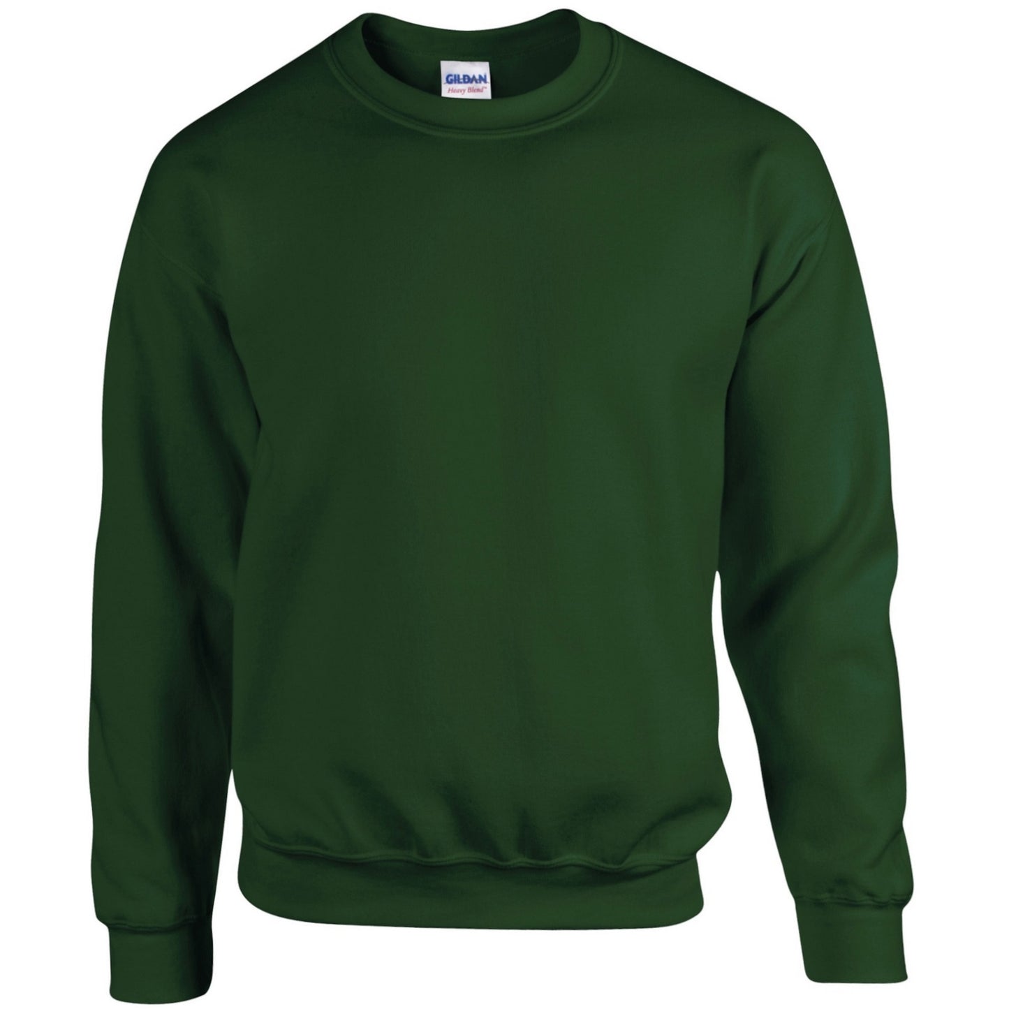 Forest Green - Front - Gildan Childrens Unisex Heavy Blend Crewneck Sweatshirt (Pack Of 2)