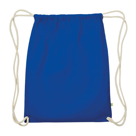 Bright Royal - Front - Westford Mill Earthware Organic Gymsac (13 Litres) (Pack Of 2)