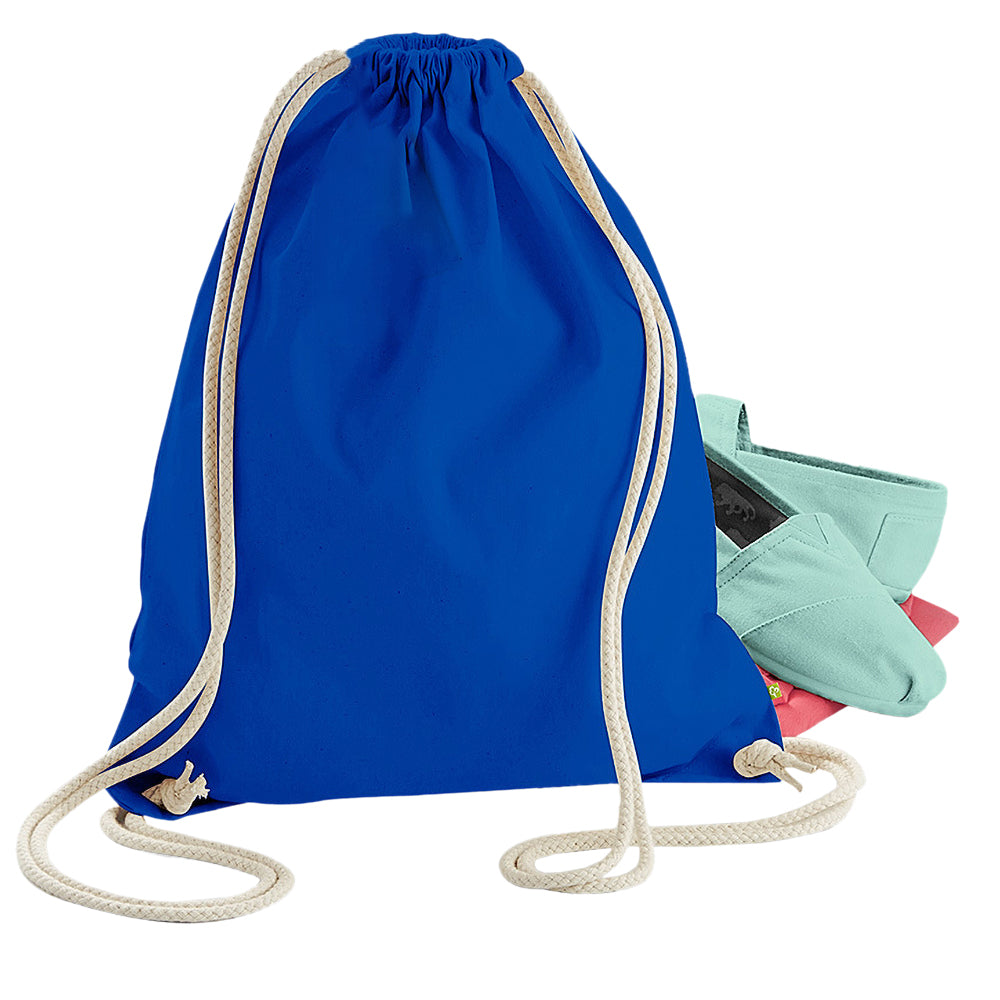Bright Royal - Back - Westford Mill Earthware Organic Gymsac (13 Litres) (Pack Of 2)