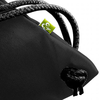 Black-Black - Side - Westford Mill Earthware Organic Gymsac (13 Litres) (Pack Of 2)