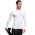 White - Side - Gamegear® Mens Warmtex® Long Sleeved Base Layer - Mens Sportswear