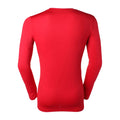 Red - Back - Gamegear® Mens Warmtex® Long Sleeved Base Layer - Mens Sportswear