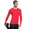Red - Side - Gamegear® Mens Warmtex® Long Sleeved Base Layer - Mens Sportswear