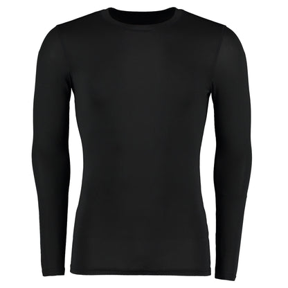 Black - Front - Gamegear® Mens Warmtex® Long Sleeved Base Layer - Mens Sportswear