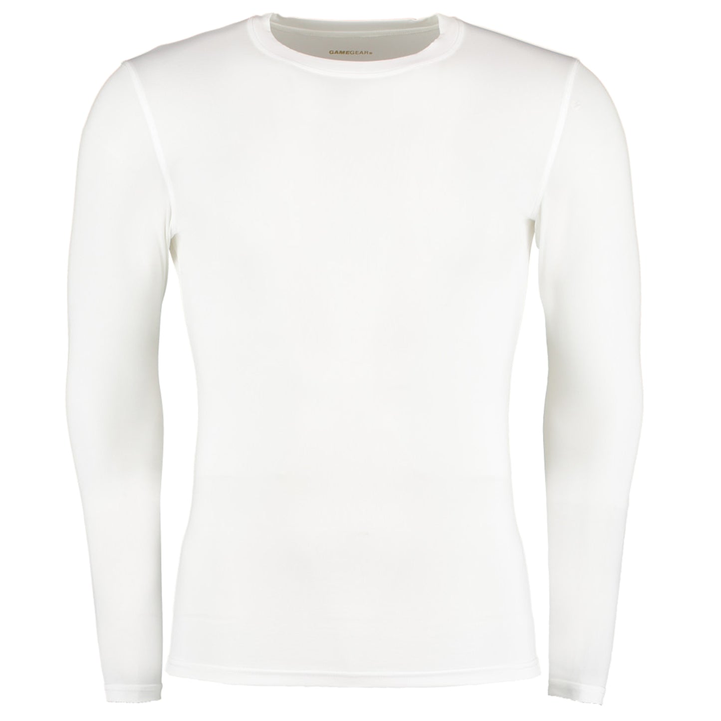 White - Front - Gamegear® Mens Warmtex® Long Sleeved Base Layer - Mens Sportswear