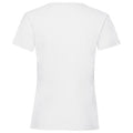 White - Back - Fruit Of The Loom Girls Childrens Valueweight Short Sleeve T-Shirt (Pack of 2)