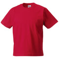 Classic Red - Front - Jerzees Schoolgear Childrens Classic Plain T-Shirt (Pack of 2)