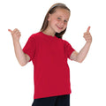 Classic Red - Back - Jerzees Schoolgear Childrens Classic Plain T-Shirt (Pack of 2)